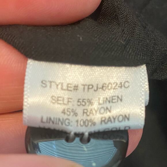 Skylar + Madison Linen Blend Fully Lined Jacket S - Picture 5 of 5